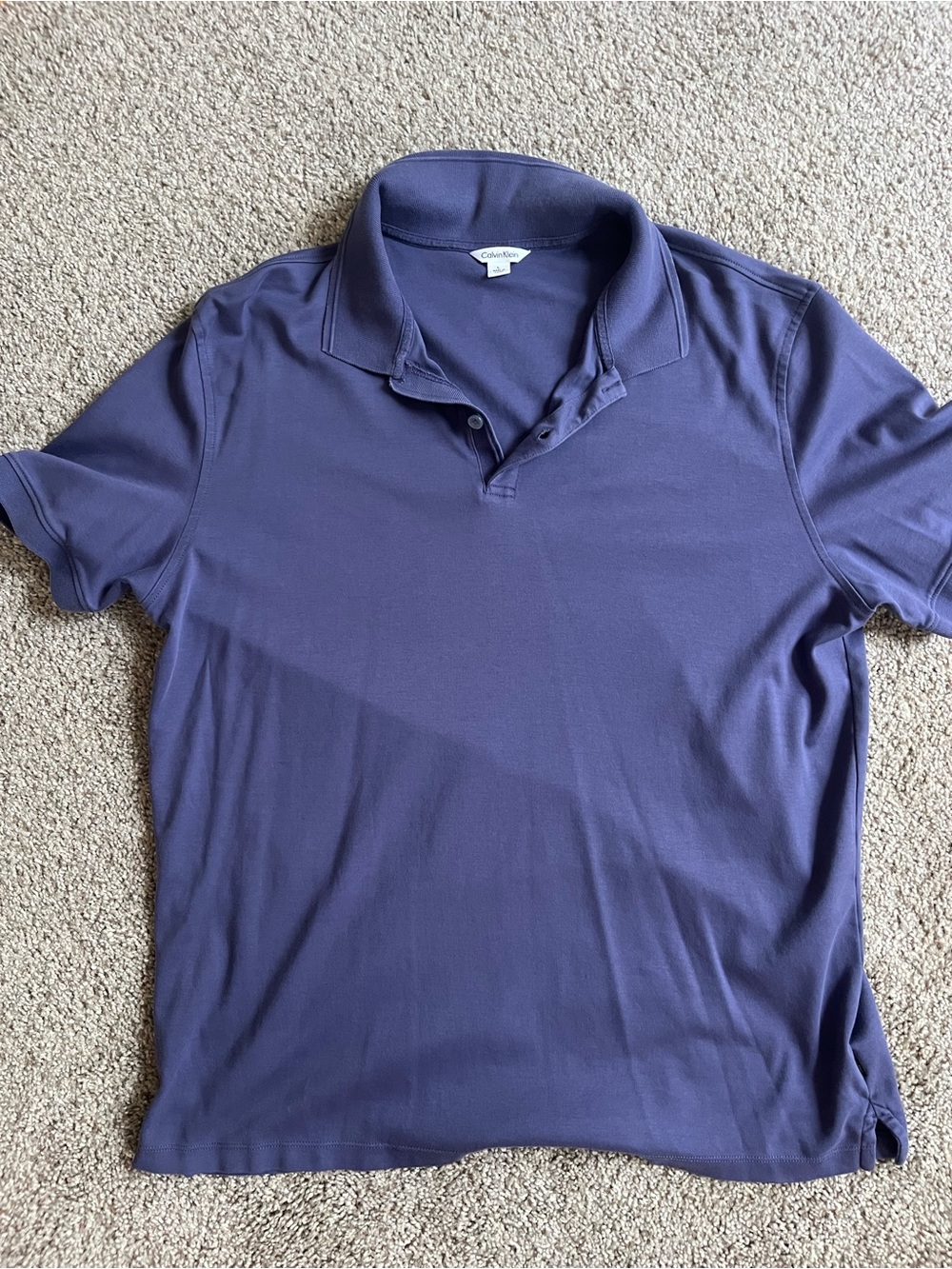 Calvin Klein Men's Deep Purple Polo Shirt